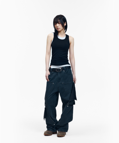AAKAM(アーカム)の「2-Piece Layered Sleeveless (Black)(Tシャツ/カットソー・レディース・その他・1/2)」の9枚目の写真