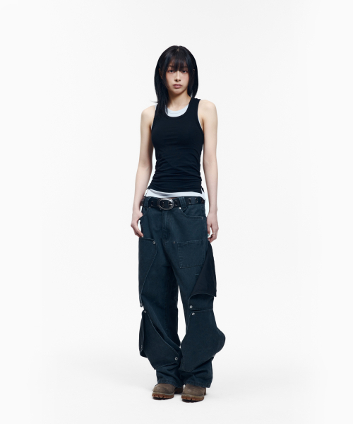 AAKAM(アーカム)の「2-Piece Layered Sleeveless (Black)(Tシャツ/カットソー・レディース・その他・1/2)」の10枚目の写真