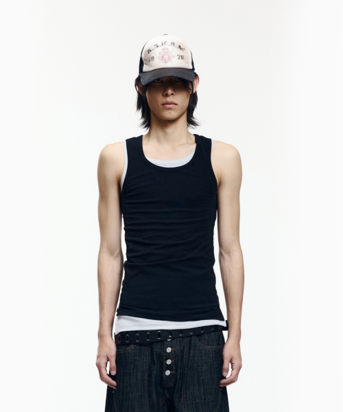 AAKAM(アーカム)の「2-Piece Layered Sleeveless (Black)(Tシャツ/カットソー・レディース・その他・1/2)」の11枚目の写真