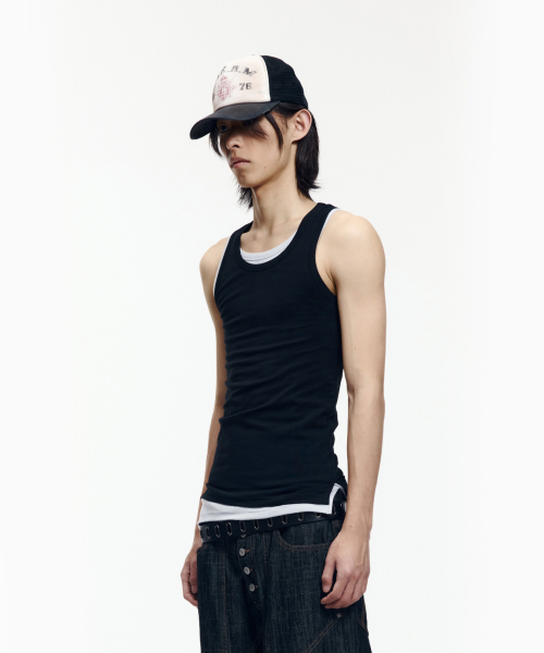 AAKAM(アーカム)の「2-Piece Layered Sleeveless (Black)(Tシャツ/カットソー・レディース・その他・1/2)」の12枚目の写真