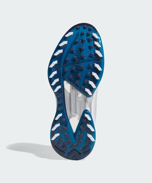 adidas(アディダス)の「アディゼロ ZG ローカット ボア スパイクレス ゴルフシューズ / ADIZERO ZG LOW CUT BOA SPIKELESS GOLF SHOES【adidas Golf/アディダスゴルフ】(スニーカー・レディース・ホワイト×シルバー・25.0cm/25.5cm/26.0cm/24.5cm/24.0cm/22.0cm/22.5cm/23.5cm/23.0cm)」の5枚目の写真