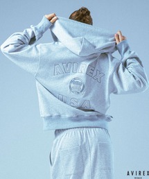 SIGNATURE VARSITY LOGO ZIP PARKA