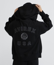 SIGNATURE VARSITY LOGO ZIP PARKA