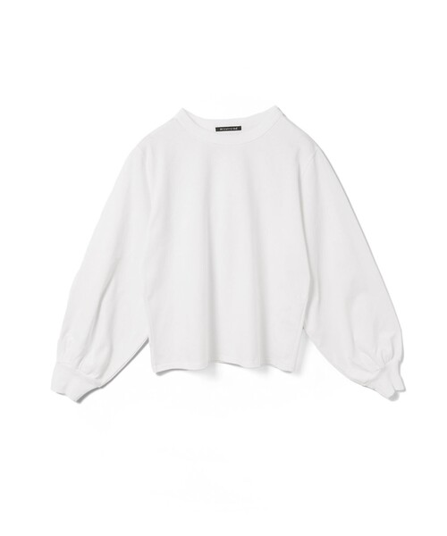 mizuiroind(ミズイロインド)の「mizuiro ind パフスリーブロングT(Tシャツ/カットソー・レディース・アイボリー/オフホワイト・FREE)」の3枚目の写真