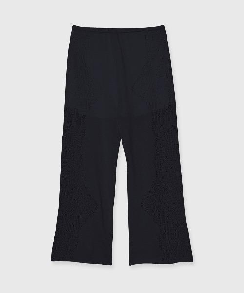 CREDONA(クレドナ)の「LACE KNIT PANTS/レースニットパンツ(その他パンツ・レディース・ネイビー/ライトイエロー・FREE)」の15枚目の写真