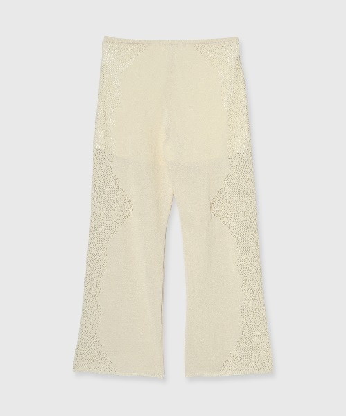 CREDONA(クレドナ)の「LACE KNIT PANTS/レースニットパンツ(その他パンツ・レディース・ネイビー/ライトイエロー・FREE)」の17枚目の写真