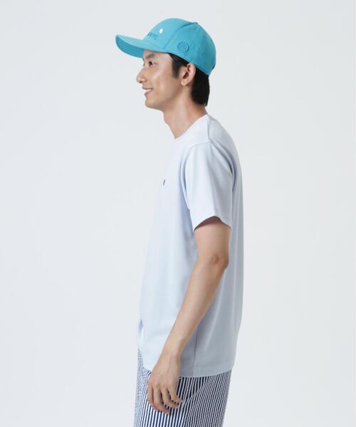 PEARLY GATES(パーリーゲイツ)の「【PEARLY GATES】麻調合繊Tシャツ(Tシャツ/カットソー・メンズ・ホワイト/グレー/ブルー・LARGE/MEDIUM/X-LARGE)」の14枚目の写真