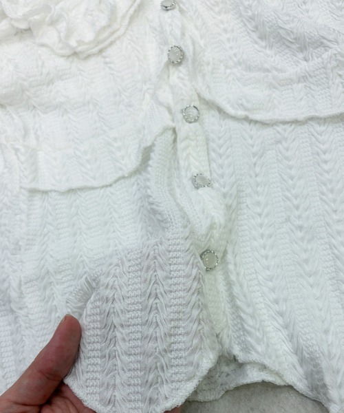 REINE NOIRE(レーヌノワール)の「white shirring tops. / ホワイト シャーリング トップス(シャツ/ブラウス・レディース・ホワイト・FREE)」の16枚目の写真