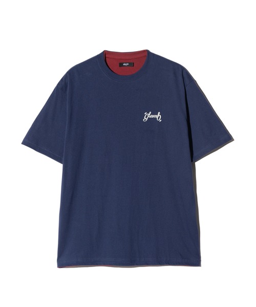 glamb(グラム)の「Staple Reversible T-Shirt / ステープルリバーシブルTシャツ(Tシャツ/カットソー・メンズ・ネイビー/カーキ/オートミール・S/M/L)」の5枚目の写真