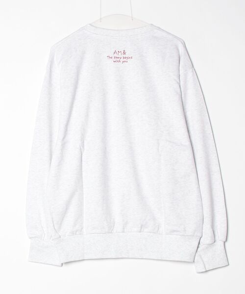 SELAN（セラン）の「【ユニセックス】SELANバック刺繍ロゴスウェット（スウェット・メンズ・ネイビー/レッド/グレー/ホワイト・LARGE/MEDIUM）」の21枚目の写真