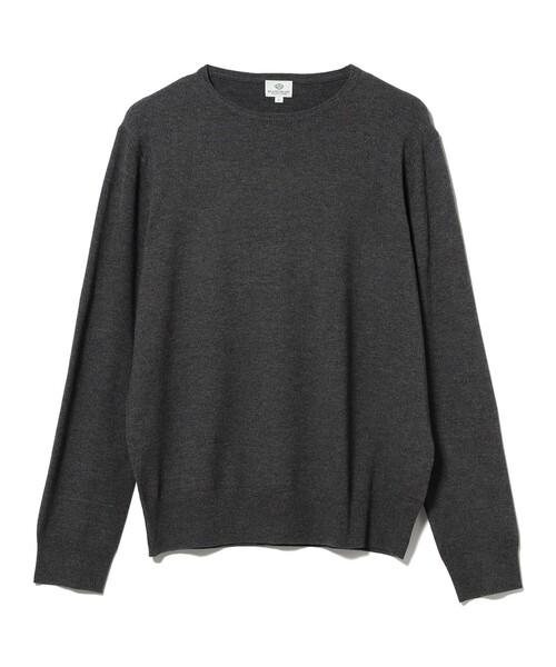 BEAMS HEART(ビームスハート)の「ベーシック クルーネックニット 26FW(ニット/セーター・メンズ・ブラック/チャコールグレー・SMALL/MEDIUM/LARGE/X-LARGE)」の3枚目の写真