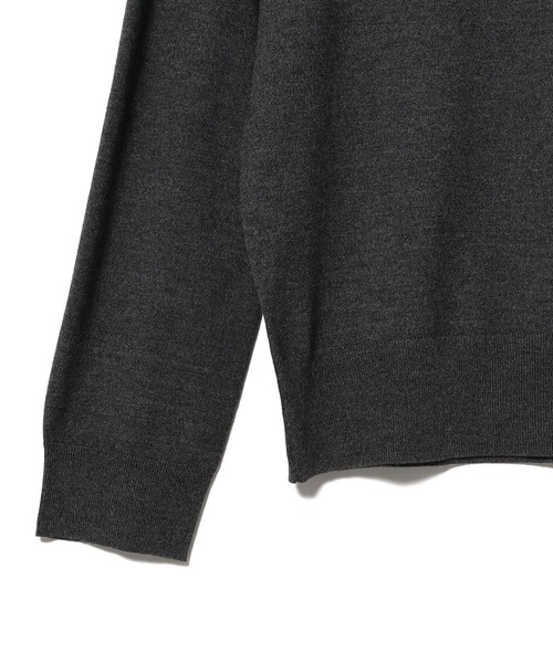 BEAMS HEART(ビームスハート)の「ベーシック クルーネックニット 26FW(ニット/セーター・メンズ・ブラック/チャコールグレー・SMALL/MEDIUM/LARGE/X-LARGE)」の5枚目の写真
