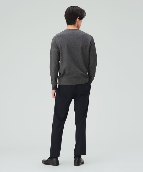 BEAMS HEART(ビームスハート)の「ベーシック クルーネックニット 26FW(ニット/セーター・メンズ・ブラック/チャコールグレー・SMALL/MEDIUM/LARGE/X-LARGE)」の9枚目の写真