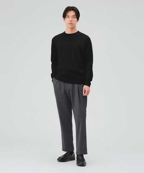 BEAMS HEART(ビームスハート)の「ベーシック クルーネックニット 26FW(ニット/セーター・メンズ・ブラック/チャコールグレー・SMALL/MEDIUM/LARGE/X-LARGE)」の11枚目の写真