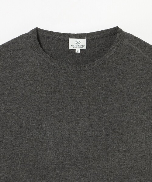 BEAMS HEART(ビームスハート)の「ベーシック クルーネックニット 26FW(ニット/セーター・メンズ・ブラック/チャコールグレー・SMALL/MEDIUM/LARGE/X-LARGE)」の15枚目の写真