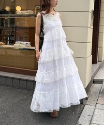 w closet | レースティアードキャミワンピース(ワンピース)