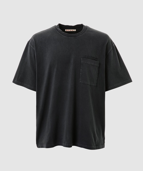 MARNI(マルニ)の「GARMENT DYED / フェードTシャツ(Tシャツ/カットソー・メンズ・ブラック・46(M))」の1枚目の写真