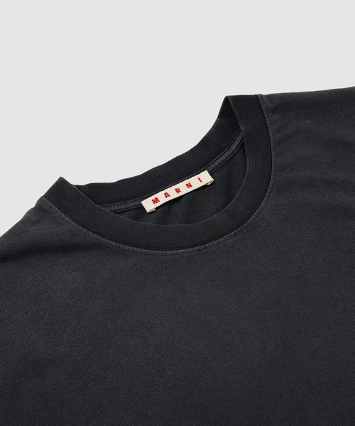 MARNI(マルニ)の「GARMENT DYED / フェードTシャツ(Tシャツ/カットソー・メンズ・ブラック・46(M))」の4枚目の写真