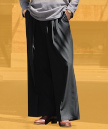 Dickies | Dickies/ディッキーズ TR TWO TUCK WIDE PANTS ツータックワイドスラックス センタープレス ストレートシルエット きれいめ カジュアル 2026年秋冬(スラックス)