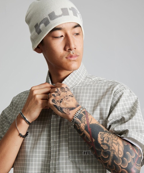 HUF(ハフ)の「89 SKULL BEANIE(ニットキャップ/ビーニー・メンズ・ホワイト系その他/ブラック×ホワイト/ブラウン/ネイビー・O/S)」の6枚目の写真