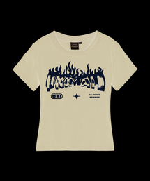 PYRO レディース スリムフィット 半袖Tシャツ 4 COLORS