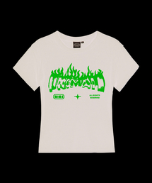 PYRO レディース スリムフィット 半袖Tシャツ 4 COLORS