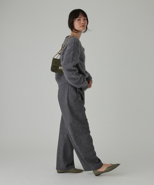 BABYLONE（バビロン）の「ウールチョウタックバレルパンツ（その他パンツ・レディース・グレー/ブラウン・38inch/36inch）」の15枚目の写真