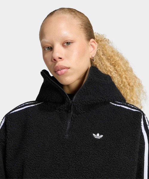 adidas(アディダス)の「アディルナ シーズン2xジェニー フリース パーカー ジャケット / アディダスオリジナルス adidas Originals(パーカー・レディース・ブラック・X-SMALL/XX-LARGE/MEDIUM/LARGE/X-LARGE/SMALL)」の3枚目の写真