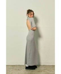 ALEXIA STAM | Back Open Turtleneck Maxi Dress /パッドin バックオープンワンピース(ワンピース)