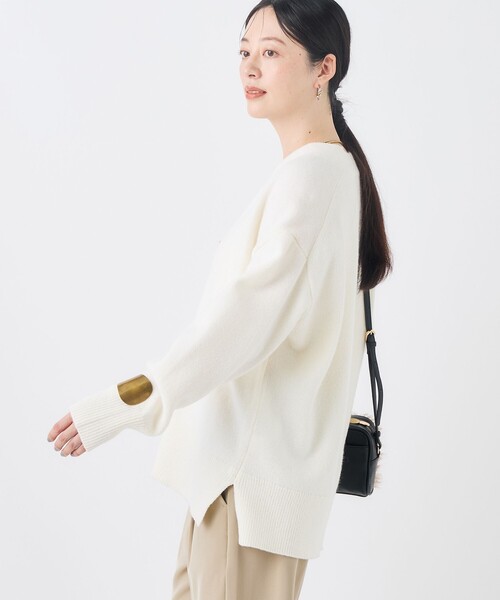 NOLLEY’S(ノーリーズ)の「【WEB&一部店舗限定カラーあり】MUSICゆったりVネックカーディガン(カーディガン/ボレロ・レディース・オフホワイト/グレー系その他2/グレー系その他/チャコールグレー/ベビーピンク/ブルー系その他7・38)」の8枚目の写真