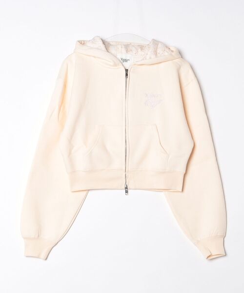 younger song（ヤンガーソング）の「Assortment butterfly logo zip hoodie（スウェット・メンズ・グレイッシュベージュ/ヘザーグレー/PINK/Black/ブラウン/Navy・LARGE/MEDIUM/SMALL）」の5枚目の写真