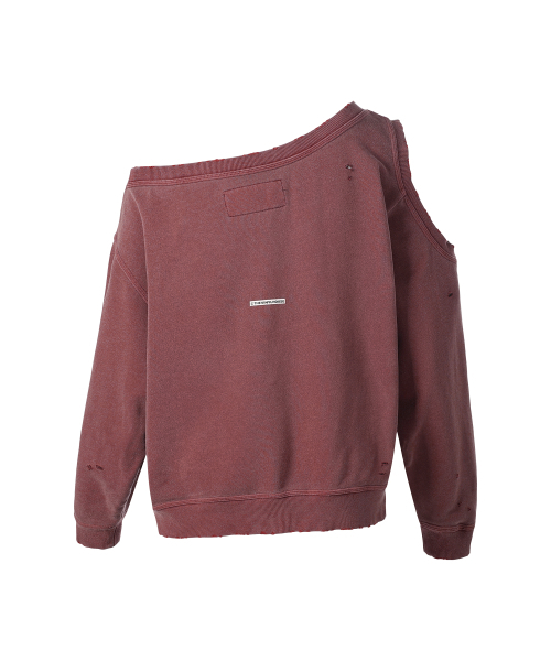 THEVINYLHOUSE（ザバイニルハウス）の「OPEN SHOULDER SWEATSHIRTS(W) BRICK（スウェット・レディース・その他・FREE）」の9枚目の写真