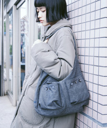 コージー hoboバッグ (チャコール)
