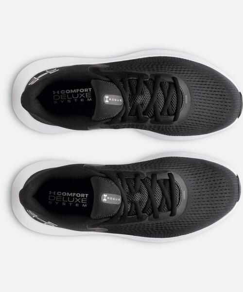 UNDER ARMOUR(アンダーアーマー)の「UAチャージド ローグ5 ワイド(ランニング/メンズ)(スニーカー・メンズ・ブラック・27.0cm/30.0cm/25.0cm/25.5cm/27.5cm/28.5cm/29.5cm/26.0cm/29.0cm/26.5cm)」の3枚目の写真