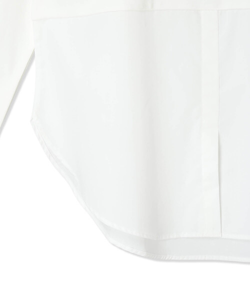 LE SOUK HOLIDAY（ルスークホリデー）の「シャツレイヤードロングTシャツ（Tシャツ/カットソー・レディース・アイボリー/オフホワイト・L/M）」の7枚目の写真