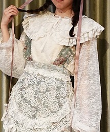 myu:loret（ミュウロレット）の「レースパッチワーク付け衿（その他雑貨）」