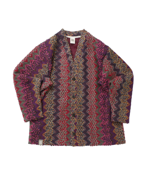 A NOTHING(アナッシング)の「BOUCLE BOHEMIAN HERITAGE CARDIGAN (Burgundy)(カーディガン/ボレロ・レディース・その他・LARGE/MEDIUM)」の1枚目の写真