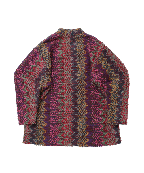 A NOTHING(アナッシング)の「BOUCLE BOHEMIAN HERITAGE CARDIGAN (Burgundy)(カーディガン/ボレロ・レディース・その他・LARGE/MEDIUM)」の2枚目の写真