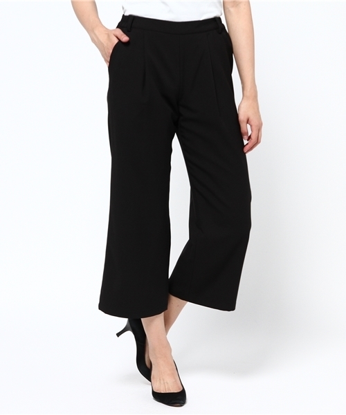 N.（N. Natural Beauty Basic）（エヌエヌナチュラルビューティーベーシック）の「テンセルワイドパンツ（その他パンツ・レディース・ホワイト/グレー/ブラック・SMALL/MEDIUM）」の2枚目の写真