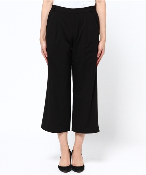 N.（N. Natural Beauty Basic）（エヌエヌナチュラルビューティーベーシック）の「テンセルワイドパンツ（その他パンツ・レディース・ホワイト/グレー/ブラック・SMALL/MEDIUM）」の4枚目の写真