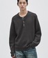 WYM LIDNM（ウィム バイ リドム）の「7G AZE HENLEY KNIT（ニット/セーター・M）」