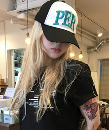 permanentarchive（パーマネント アーカイブ）の「5-PANEL PER CAP TWO-TONE BLACK（キャップ）」