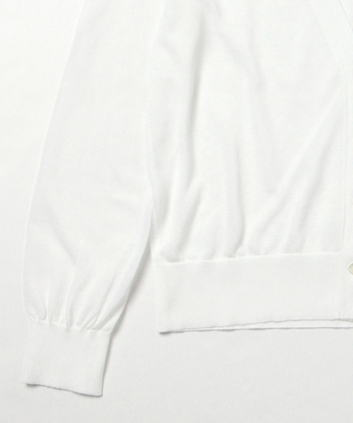 Demi-Luxe BEAMS(デミルクス ビームス)の「Demi-Luxe BEAMS / 18Gショート Vネックカーディガン(カーディガン/ボレロ・レディース・ホワイト/ブラック/オレンジ/ブルー・ONE SIZE)」の10枚目の写真