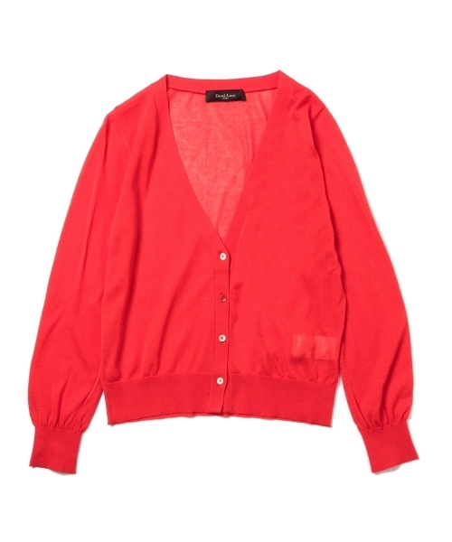 Demi-Luxe BEAMS(デミルクス ビームス)の「Demi-Luxe BEAMS / 18Gショート Vネックカーディガン(カーディガン/ボレロ・レディース・ホワイト/ブラック/オレンジ/ブルー・ONE SIZE)」の18枚目の写真