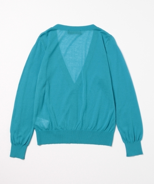 Demi-Luxe BEAMS(デミルクス ビームス)の「Demi-Luxe BEAMS / 18Gショート Vネックカーディガン(カーディガン/ボレロ・レディース・ホワイト/ブラック/オレンジ/ブルー・ONE SIZE)」の19枚目の写真