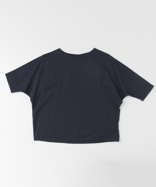 URBAN RESEARCH DOORS(アーバンリサーチドアーズ)の「DOORS ドルマンTシャツ(KIDS)(Tシャツ/カットソー・キッズ・ネイビー/ブルー系その他/オフホワイト・120/135/105)」の2枚目の写真