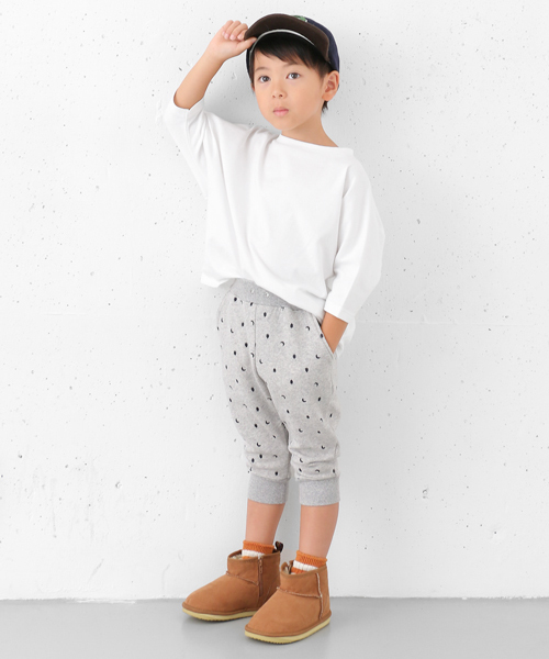 URBAN RESEARCH DOORS(アーバンリサーチドアーズ)の「DOORS ドルマンTシャツ(KIDS)(Tシャツ/カットソー・キッズ・ネイビー/ブルー系その他/オフホワイト・120/135/105)」の5枚目の写真