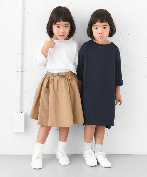 URBAN RESEARCH DOORS(アーバンリサーチドアーズ)の「DOORS ドルマンTシャツ(KIDS)(Tシャツ/カットソー・キッズ・ネイビー/ブルー系その他/オフホワイト・120/135/105)」の9枚目の写真