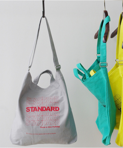 RAGEBLUE（レイジブルー）の「＜2WAY仕様＞STANDARD EASY BAG/743634（ショルダーバッグ・メンズ・ネイビー/マスタード/オフホワイト/グレー/レッド/オリーブ/イエロー/グリーン/パープル/ピンク系その他・FREE）」の3枚目の写真