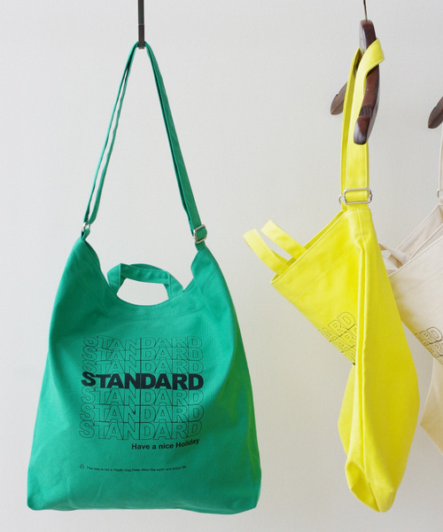 RAGEBLUE（レイジブルー）の「＜2WAY仕様＞STANDARD EASY BAG/743634（ショルダーバッグ・メンズ・ネイビー/マスタード/オフホワイト/グレー/レッド/オリーブ/イエロー/グリーン/パープル/ピンク系その他・FREE）」の5枚目の写真